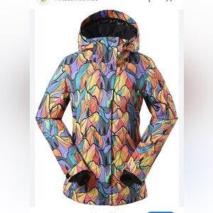 Roxy Dry Flight Technology Ski Snow Waterproof Mountain Jacket Orange